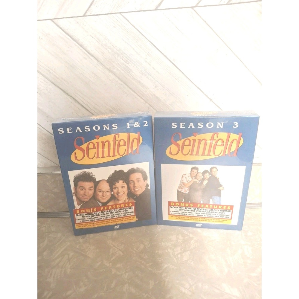 Seinfeld Seasons 1 & 2 🎬 And Season DVD Set 🎬 Brand New In Sealed Packaging